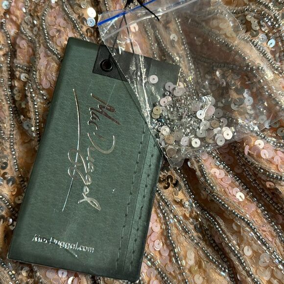 Mac Duggal One-Shoulder fully embellished sequin Sequin Gown dress size 16 4982 - Picture 10 of 13